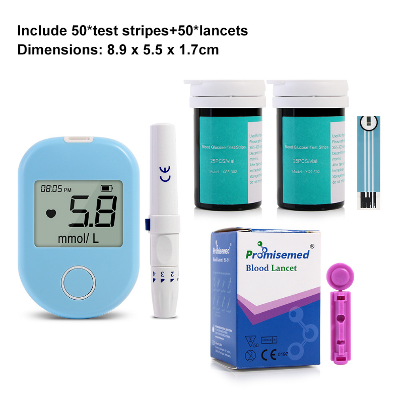 Digital Blood Glucose Meter With Test Strips