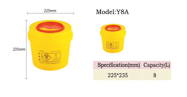 Wholesale Safety Box Disposal Plastic Sharp Waste Box 8