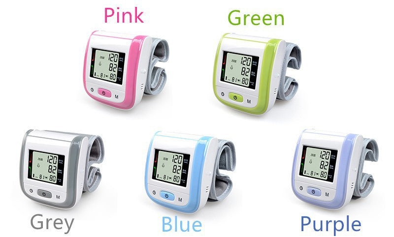 Wrist Blood Pressure Monitor Digital Bp Machine Meter Blood Pressure