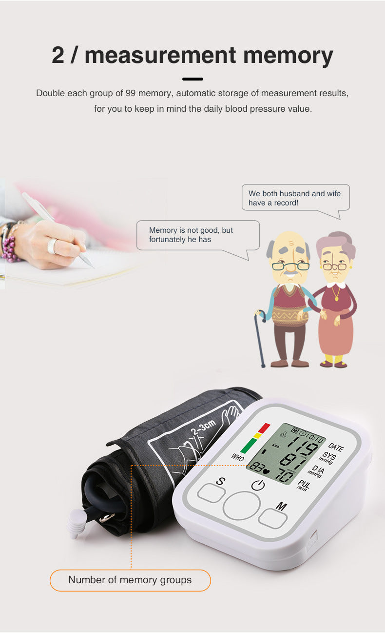 Digital Electronic Medical Blood Pressure Monitor