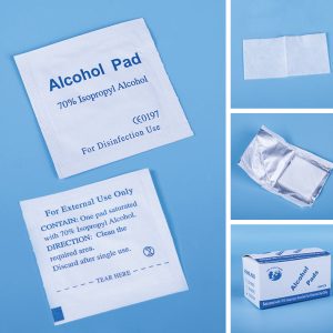 Single Pack Customized Design 75% Isopropyl Hospital Alcohol Wipes <br>MOQ:100 BOX