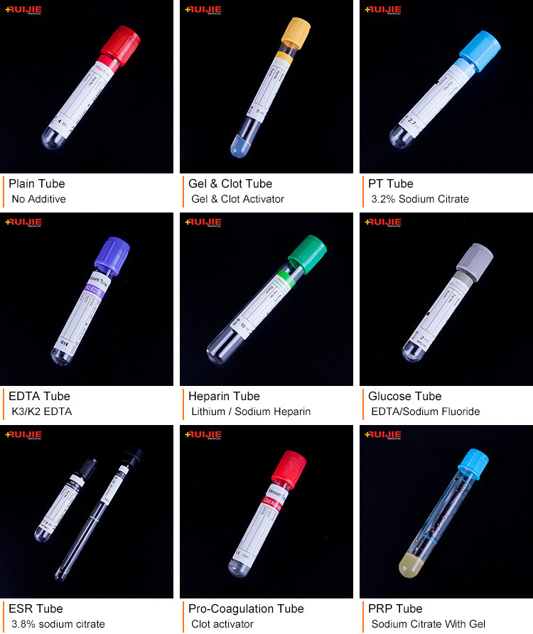 sterile blood collection tube
