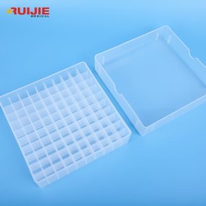 100-Well Plastic Cryotube Storage Box Suit for 1.8ml Cryotube