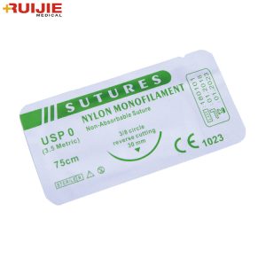Medical Disposable Nylon monofilament (POLYAMIDE) Sterile Suture With Thread