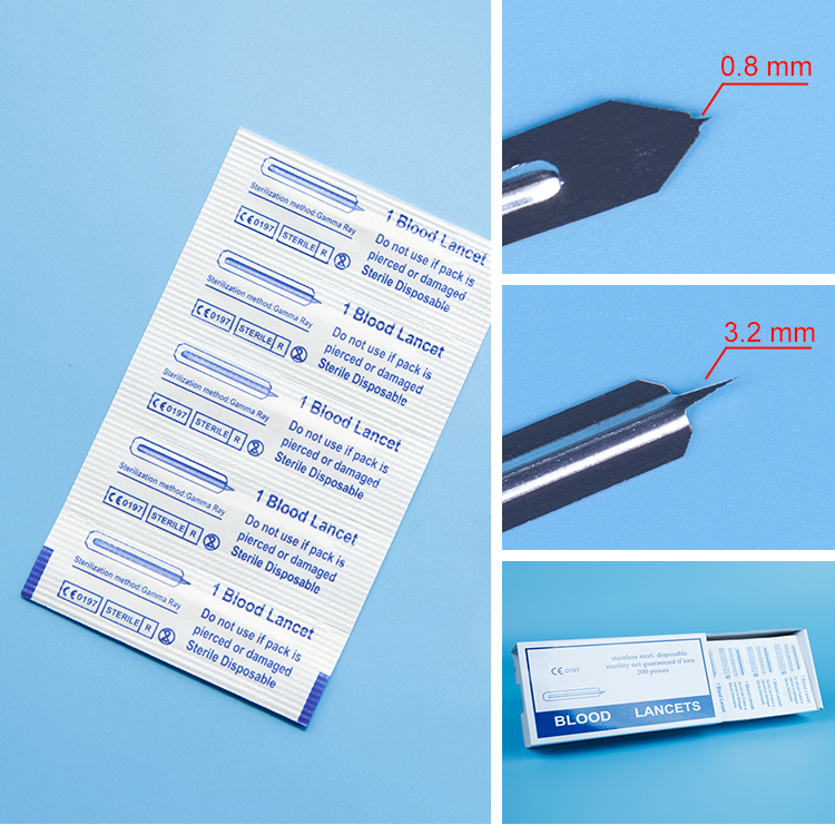 Stainless Steel Blood Lancet
