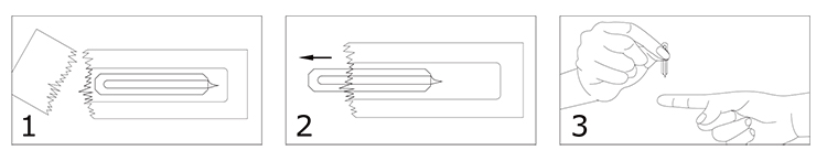 Stainless Steel Blood Lancet