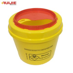Wholesale Disposable Plastic Medical Sharp Container 1L <>MOQ:100 Pcs