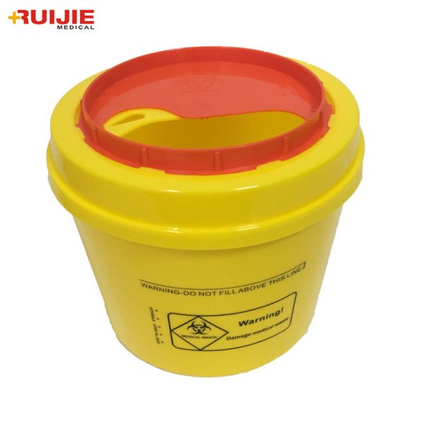 Disposable Plastic Medical Sharp Container 2L - Huaian Ruijie Medical ...
