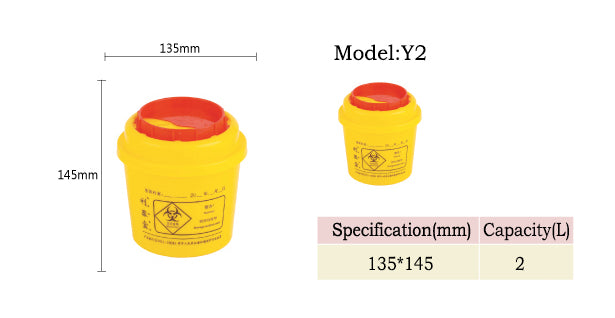 Wholesale Disposable Plastic Medical Sharp Container 1L